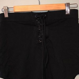 Cheeky Grunge Forever 21 Midnight Black Mini Skirt